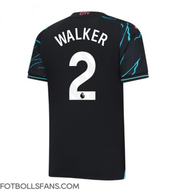 Manchester City Kyle Walker #2 Replika Tredje Tröja 2023-24 Kortärmad